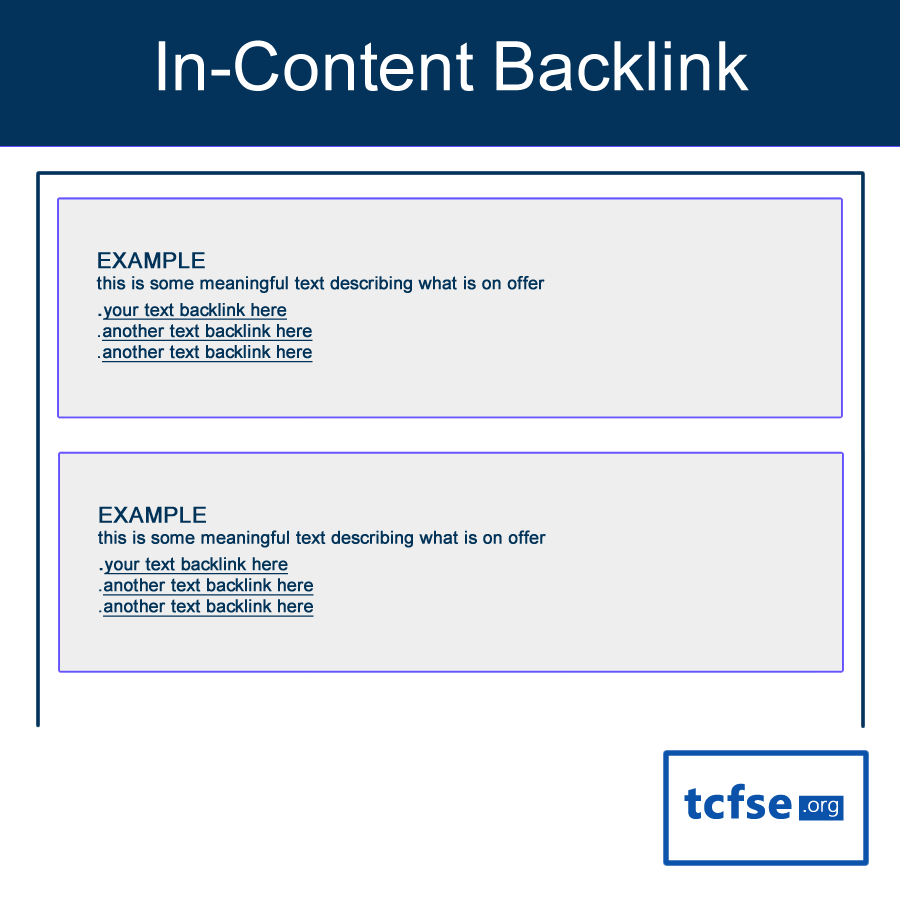 buy in content sponsor backlinks